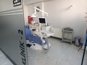 Modern diş kliniği ortamı - Dentafark Malatya diş kliniği iç görünüm